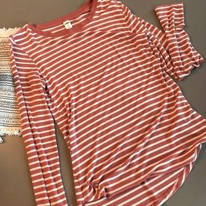 Striped long sleeve shirt